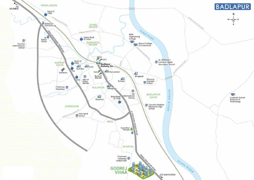 Godrej Vihaa Location Map Image
