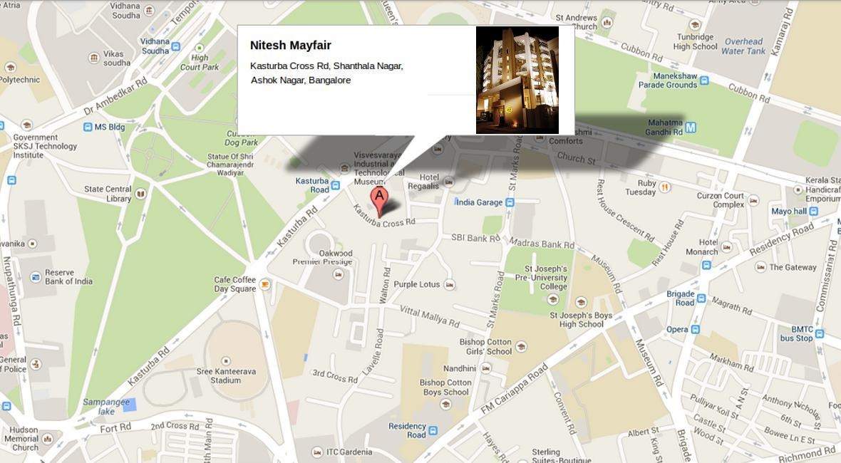 Nitesh Mayfair Location Map Image