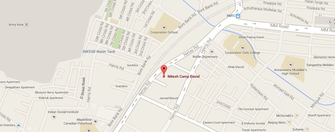 Nitesh Estate Camp David Location Map Image