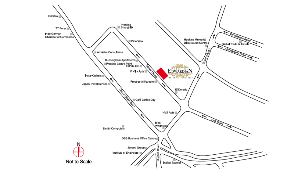 Prestige Edwardian Location Map Image