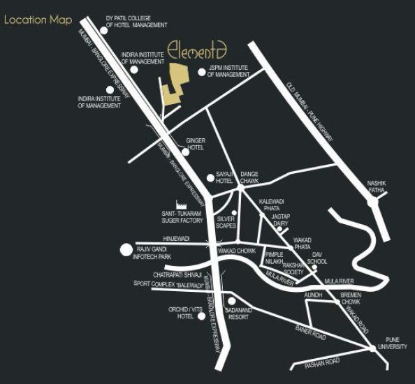 Akshar Elementa Location Map Image