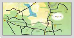 Ganga Prive Location Map Image