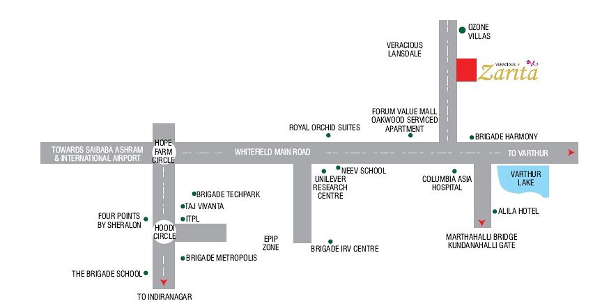 Veracious Zarita Location Map Image