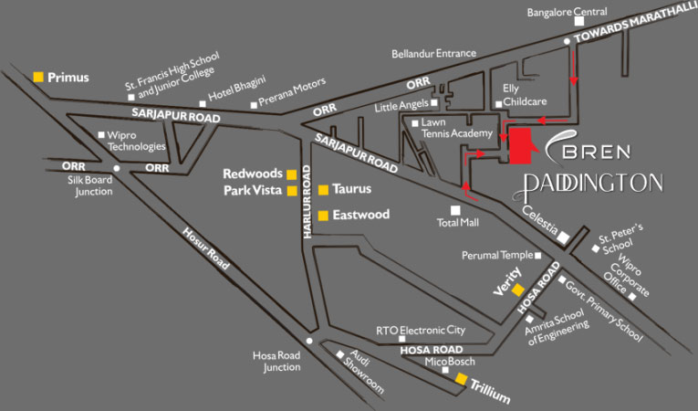  Paddington Location Map Image