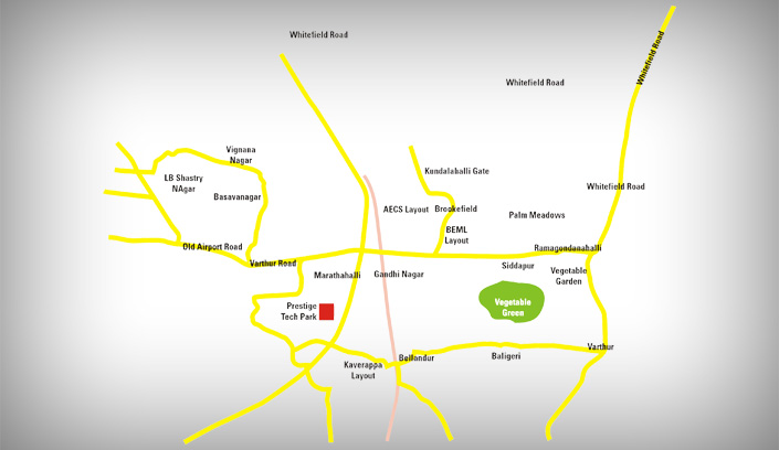 Prestige Tech Park 2 Location Map Image