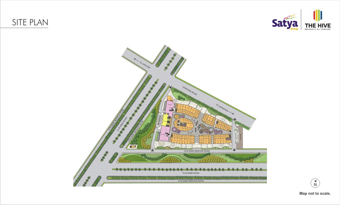 Satya Food Court Location Map Image