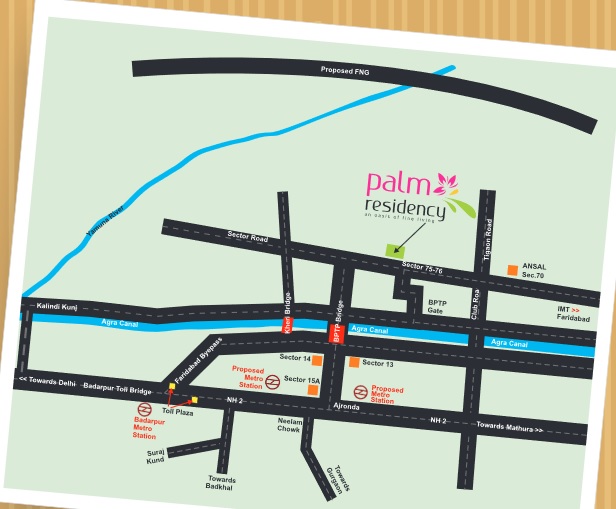 Ras Palm Residency Location Map Image