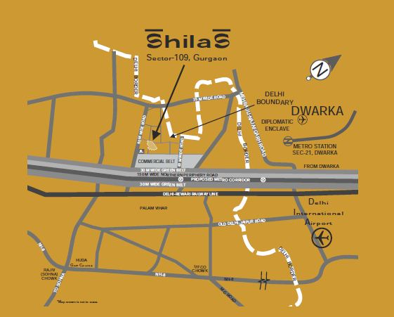 Raheja Shilas Location Map Image