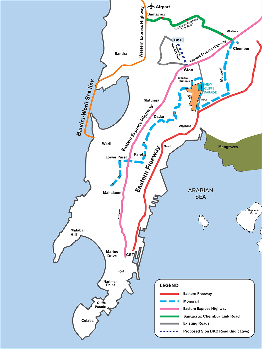 Lodha New Cuffe Parade Location Map Image