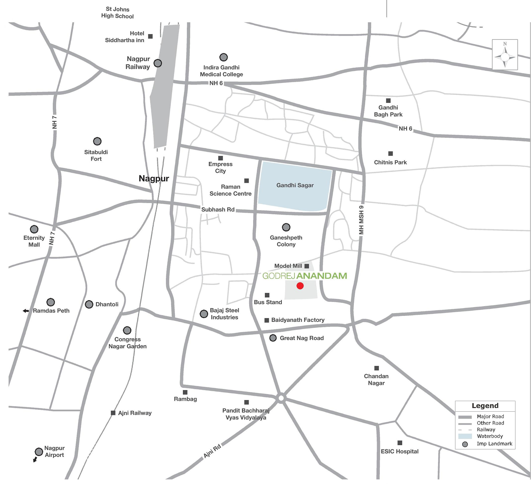 Godrej Anandam Location Map Image