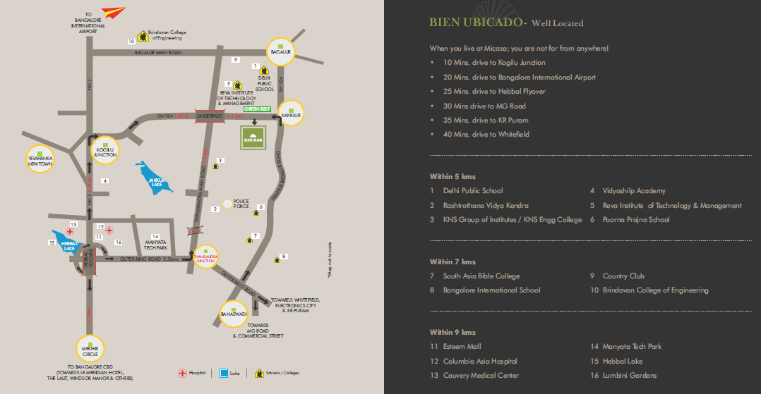 Supertech Micasa Location Map Image