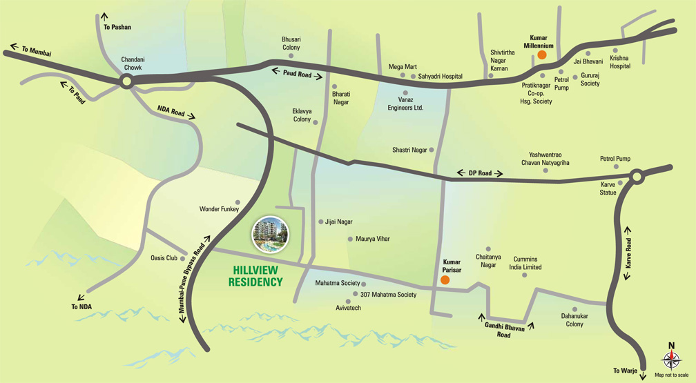  Hillview Residency Location Map Image