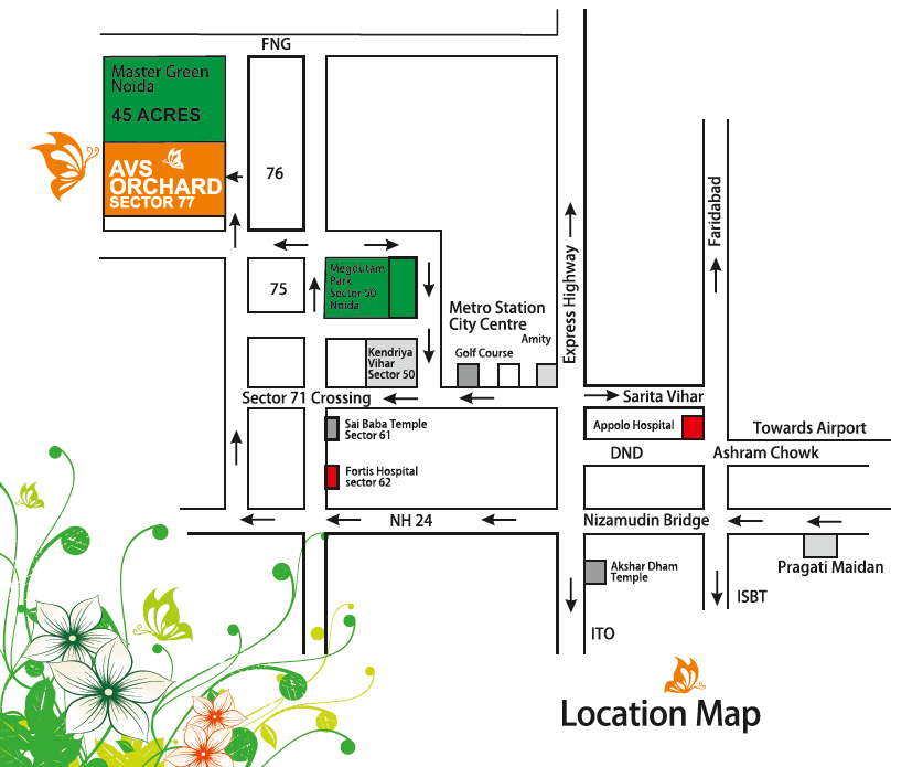  Orchard Location Map Image
