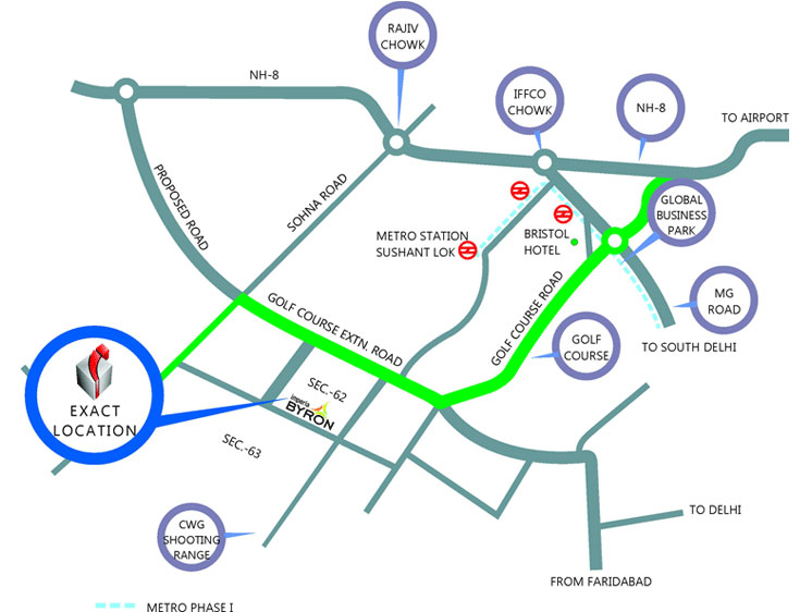 Imperia Byron Location Map Image