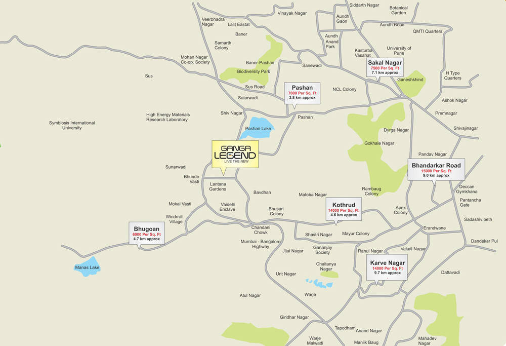 Goel Ganga Legend Location Map Image