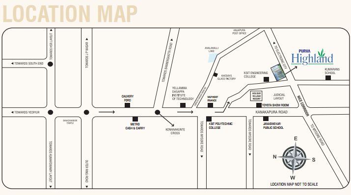 Purva Highland Location Map Image