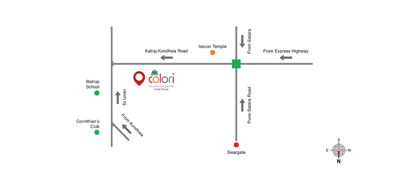 Amit Colori Location Map Image