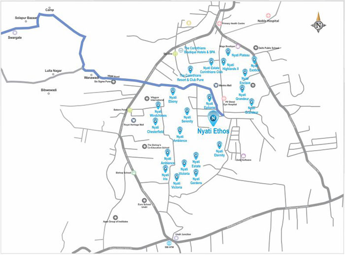 Nyati Ethos Location Map Image