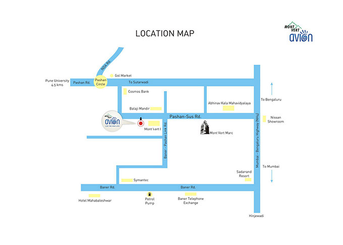 Mont Vert Avion Location Map Image