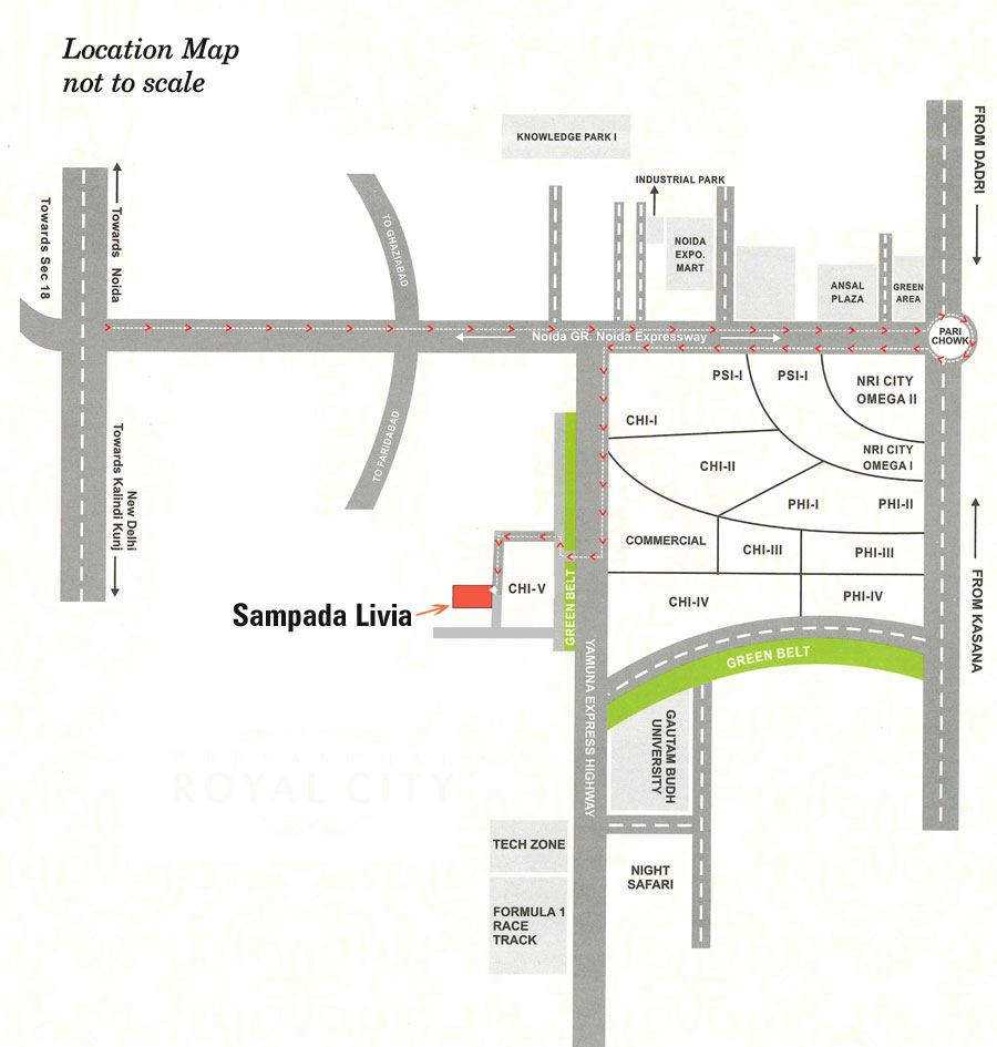Sampada Livia Location Map Image