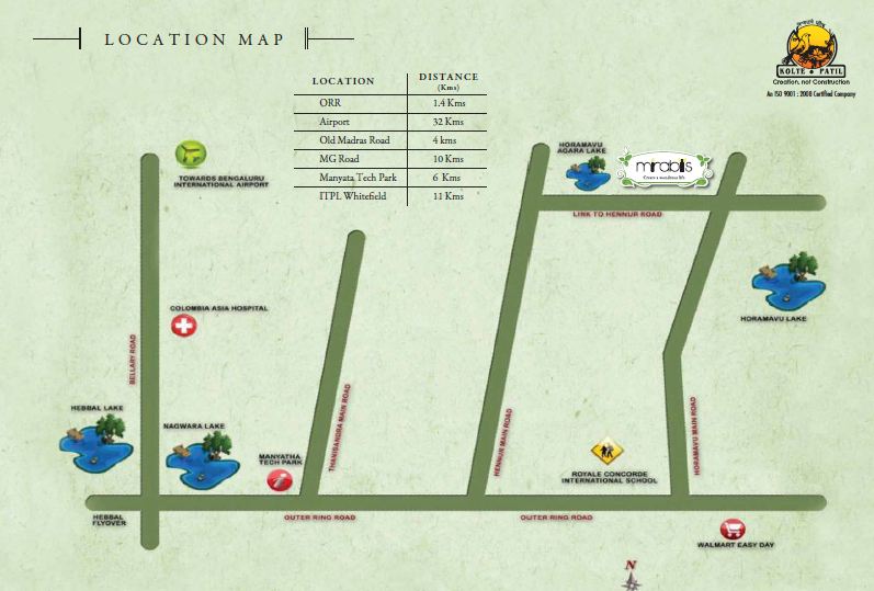 Kolte Patil Mirabilis Location Map Image