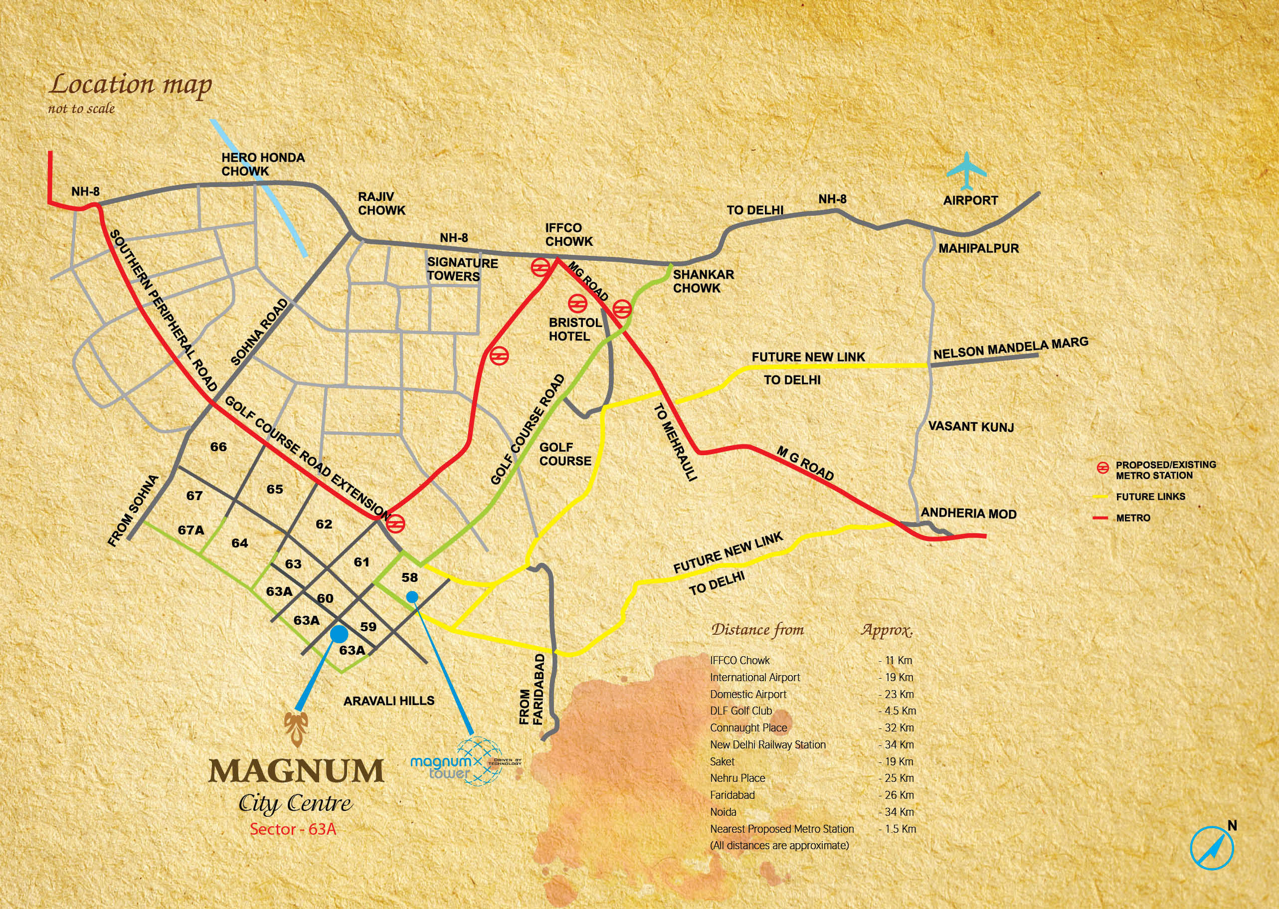 Galaxy Magnum City Centre Location Map Image