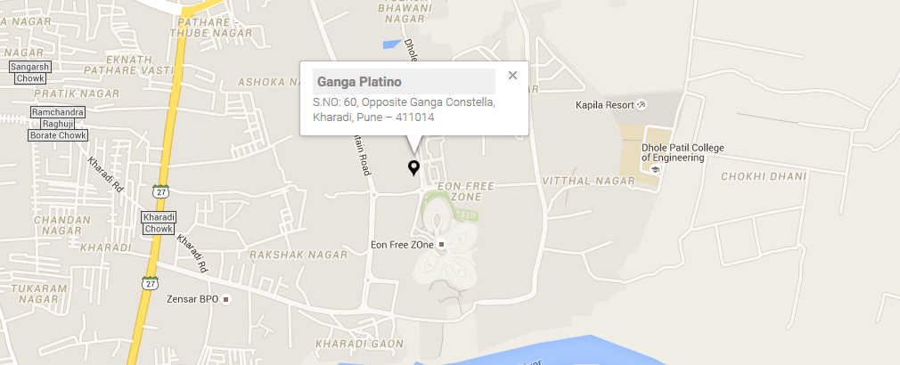 Goel Ganga Platino Location Map Image
