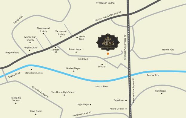 Calyx Artemis Location Map Image