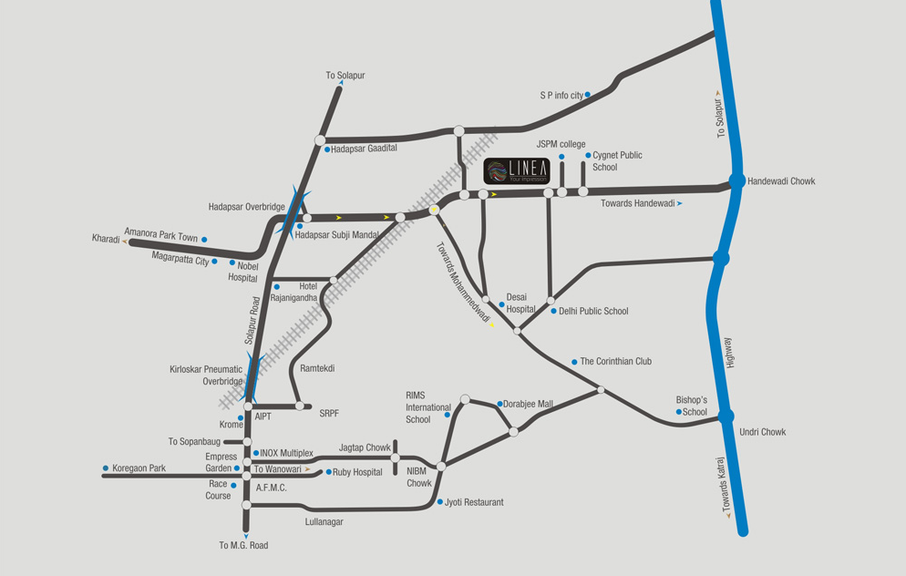 Dynamic Realty Linea Location Map Image