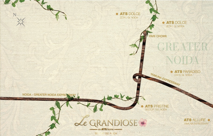 ATS Le Grandiose Location Map Image