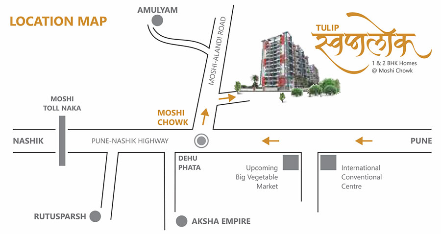  Tulip Swapnalok Location Map Image