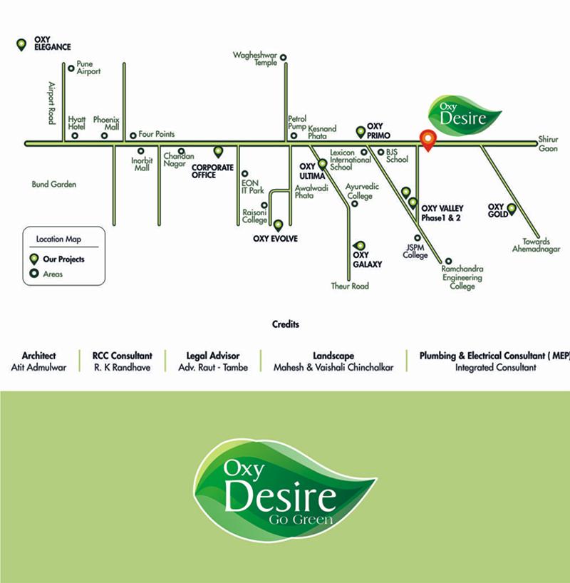 Venkatesh Oxy Desire Location Map Image