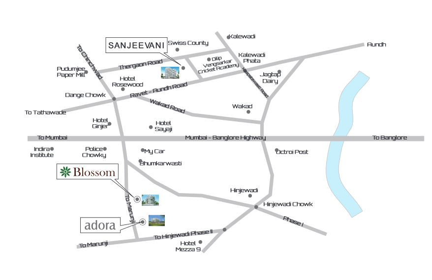Jj Promoters Jj Sanjeevani Location Map Image