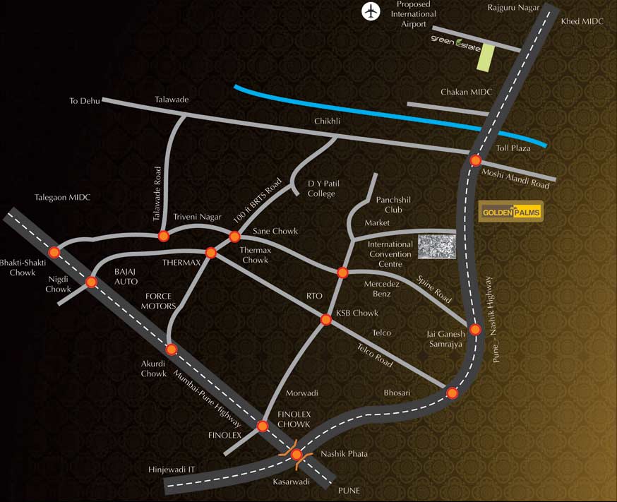  Golden Palms Location Map Image