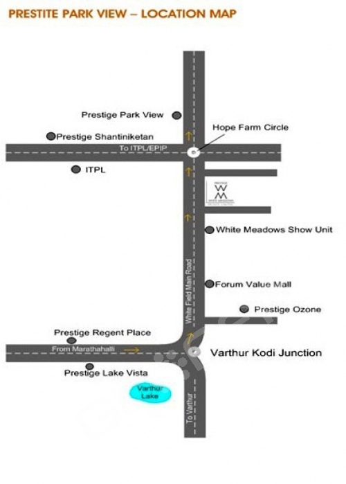 Prestige Park View Location Map Image