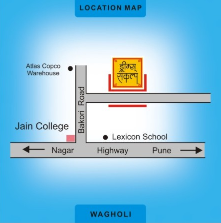 Dreams Sankalp Location Map Image