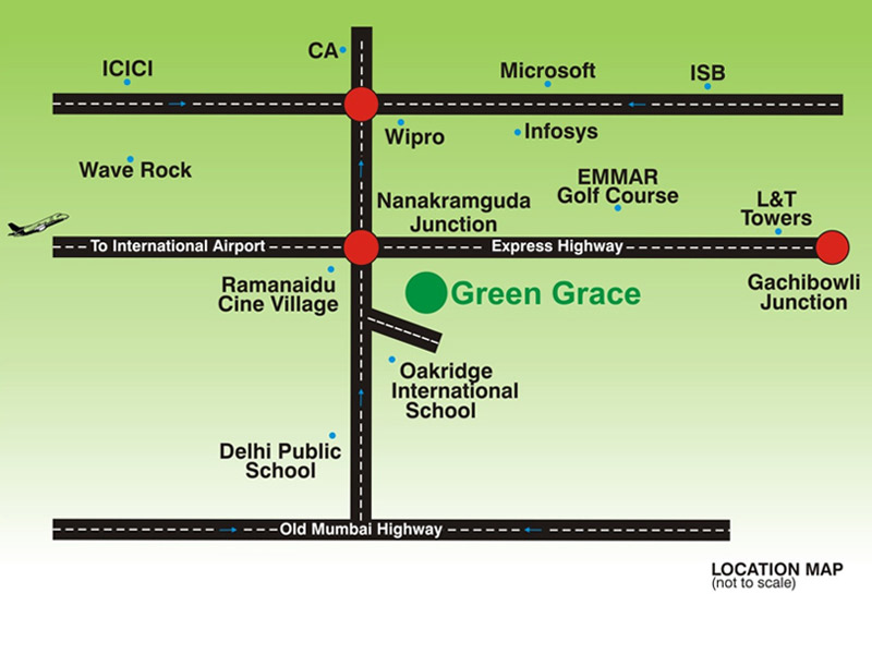 S And S Green Grace Location Map Image