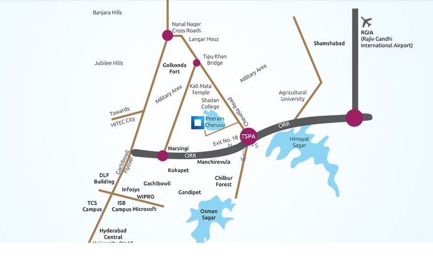 Indis PBEL City Location Map Image