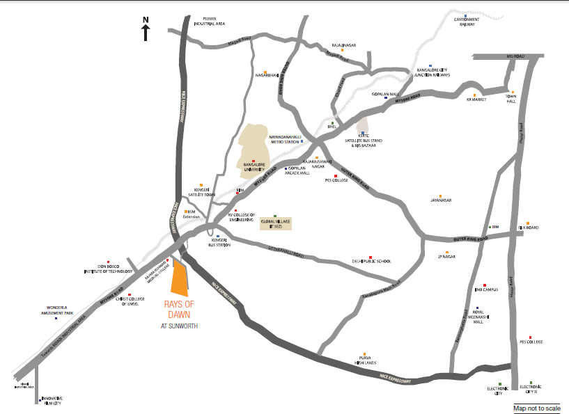Provident Rays Of Dawn Location Map Image