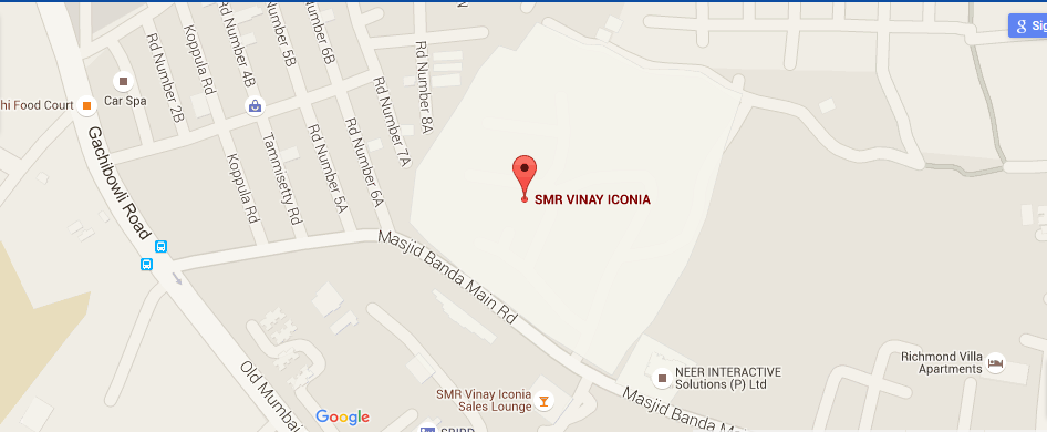 SMR Vinay Iconia Location Map Image