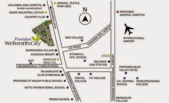 Provident Welworth City Location Map Image