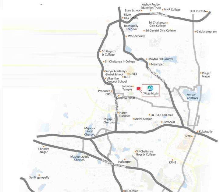  Anuhar Meda Heights Location Map Image