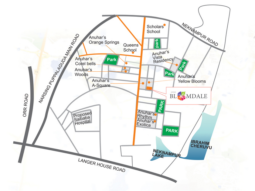 Anuhar Bloom Dale Location Map Image