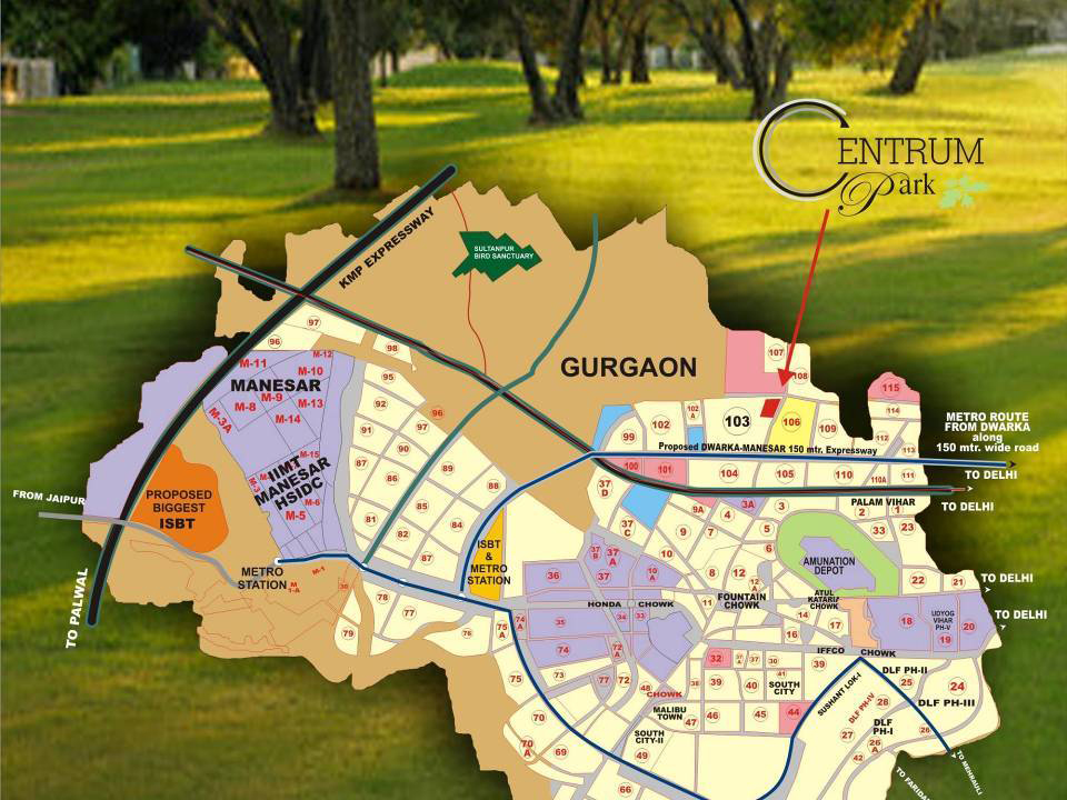  Centrum Park Location Map Image