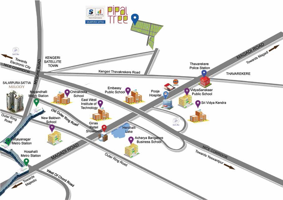 Salarpuria Sattva Pipal Tree Location Map Image