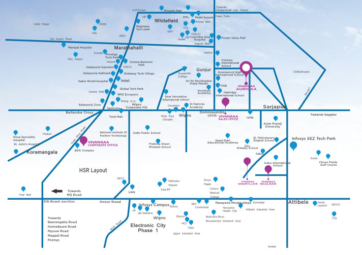 Vivansaa Aurigaa Location Map Image