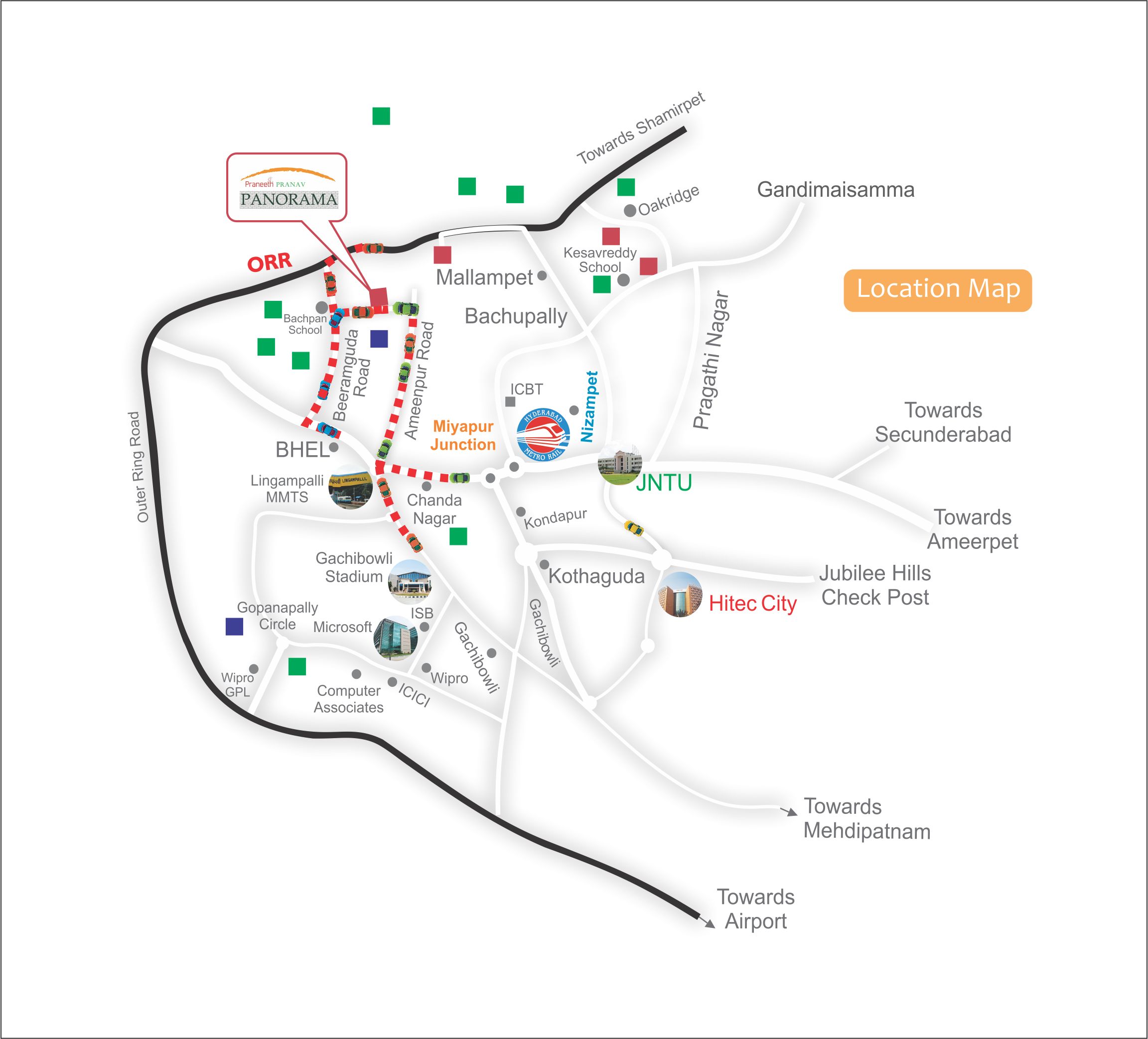 Praneeth Pranav Panorama Location Map Image