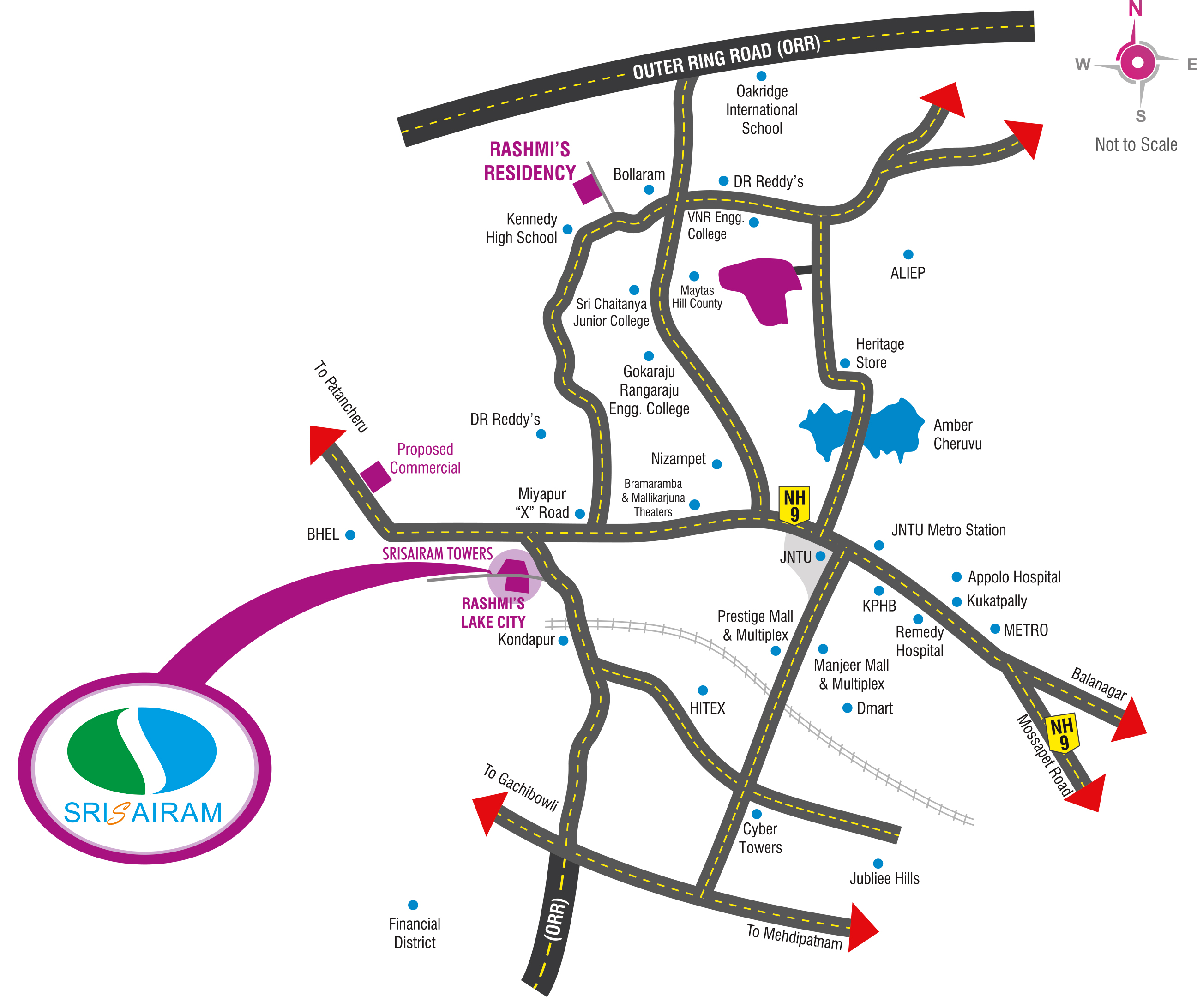  Towers Location Map Image