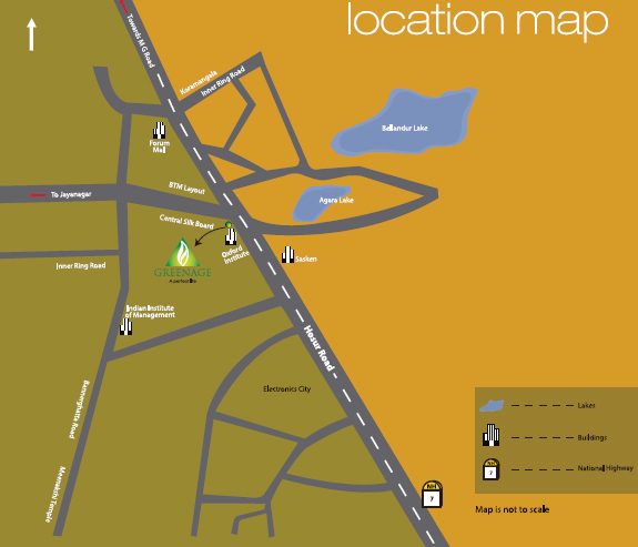 Salarpuria Sattva Greenage Location Map Image