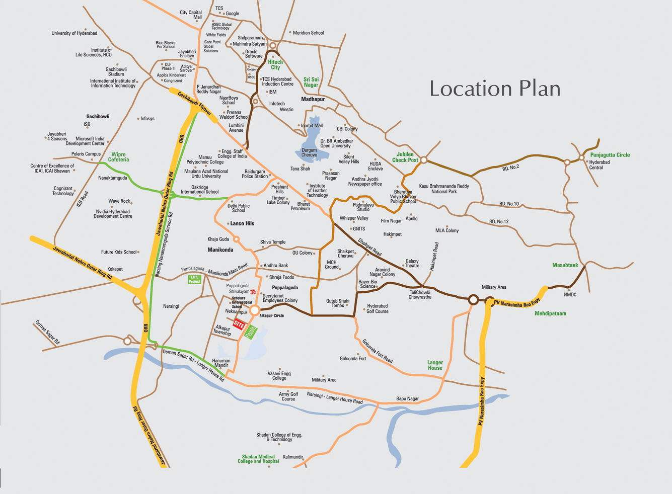 Aryamitra Oak Tree Location Map Image